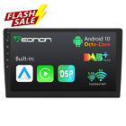 Eonon 10" Double 2 Din Car Stereo Radio Bluetooth Touch Screen DSP GPS Navi WiFi