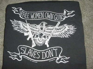 Free Women Own Gun's Slaves Don't t-shirt 2X-large - Picture 1 of 1
