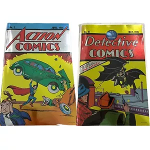 JUEGO VARIANTE DE LÁMINA DE ACCIÓN #1 Y CÓMICS DE DETECTIVES #27 NYCC 2022 NUEVO - Imagen 1 de 1