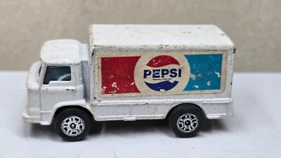 Corgi Juniors Leyland Terrier Pepsi Delivery Truck Diecast Van White Vintage - Image 1 of 4