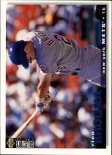 1995 Collector's Choice New York Mets Baseball Card #314 Rico Brogna
