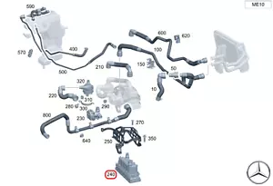 Original MERCEDES-BENZ A0008359203 Calentador Eléctrico PTC Alto Voltio W223 R232 - Imagen 1 de 9