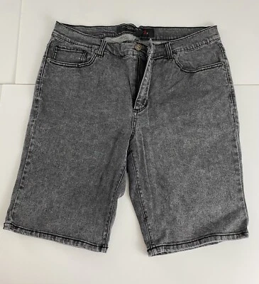 21Men Acid Wash Jean Shorts - Image 1 of 4