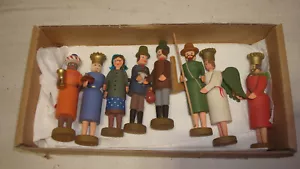 alte Krippenfiguren VERO Olbernhau Erzgebirge 1980 - Bild 1 von 4