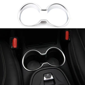 Silver Car Interior Front Water Cup Holder Cover Trim for Jeep Cherokee 2014-19 - Picture 1 of 7