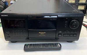 Sony CDP-CX270 Black Mega Storage 200 CD Changer Remote Tested FREE SHIPPING - Picture 1 of 19