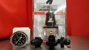 Aeromotive Regulator & GAUGE & FITTING Kit (3) 6-AN TO 8-AN 13129 - Picture 1 of 1