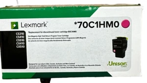 Lexmark 70C1HM0 (LEX-701HM0) High-Yield Toner 3000 page-Yield Magenta New - Picture 1 of 2