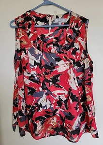 Kasper Sleeveless round Neck Pull Over tank top Blouse Size 1X - Picture 1 of 3