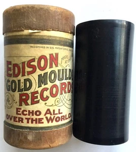 ANTIQUE 1909 "STRAWBERRIES" VOCAL & ITALIAN ACCENT INDESTRUCTIBLE CYLINDER #1195 - Picture 1 of 3