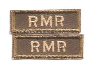 KANADISCHE Streitkräfte Royal Montreal Regiment OD Kampf Schulter Titel Abzeichen - Bild 1 von 1