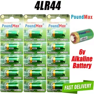 4LR44 4AG13 6V Alkaline Battery Ideal for Digital Cameras & Dog Training Collars - Picture 1 of 5