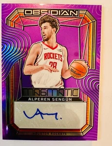 Alperen Sengun 2022-23 Panini Obsidian Magmatic Purple Autograph Auto /49 - Picture 1 of 1