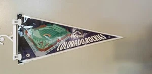 COLORADO ROCKIES MLB FELT PENNANT BASEBALL 12X30 - Picture 1 of 1
