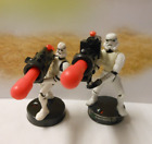 LOT OF 2: HASBRO Star Wars Attacktix 10 Stormtrooper Action Figure 2005