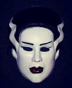The Bride Of Frankenstein Halloween MASK Rubie's Universal Monsters vacuform - Picture 1 of 1