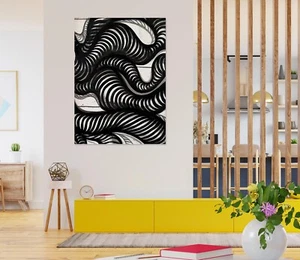 3D Charm Lines I5438 Wall Stickers Wall Mural Decals Jacqueline Reynoso Erin - Picture 1 of 10