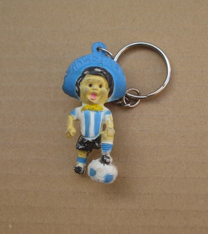 World Cup Argentina 78 Mascot Rubber Keychain Gauchito Cover