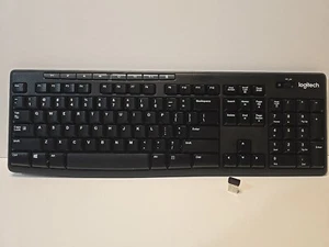 logitech k270 Wireless Keyboard With Dongle - Picture 1 of 2