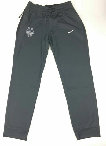New Nike UCONN Huskies Dri-FIT Basketball Warm-Up Pants Gray Women's M AT5308 Cover