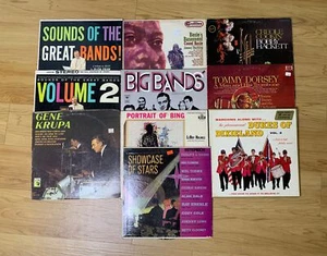 Jazz Big Band Vinyl Records Lot Gene Krupa Count Basie Bing Dixieland 12” - Picture 1 of 24