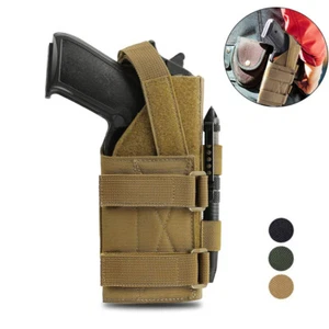 Universal Tactical Molle Gun Holster Waist Belt Pistol Handgun Holster Utility - Picture 1 of 15