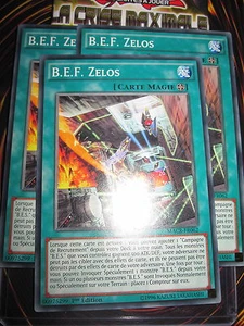 YU-GI-OH! COM B.E.F. ZELOS PLAYSET ( 3 CARTES) MACR-FR062 EDITION 1 NEUF MINT - Picture 1 of 1