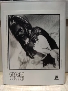 VINTAGE 8X10 GEORGE CLINTON PROMOTIONAL PHOTO RARE - Picture 1 of 2