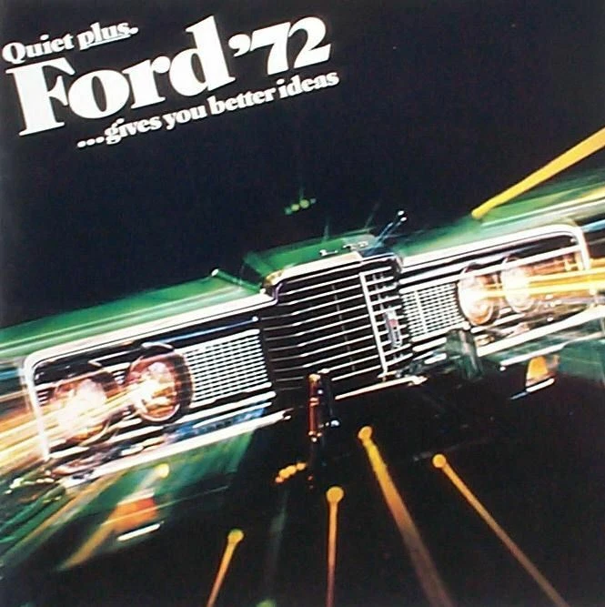 1972 Ford LTD Galaxie Custom Country Squire Wagon Vintage Sales Brochure - Image 1 of 1