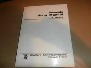 Vintage 1972 Kawasaki Motorcycle Shop Manual Z Series - Picture 1 of 11