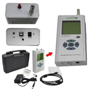 Contador de partículas óptico portátil detector de polvo puerto USB analizador de calidad del aire  - Imagen 1 de 9