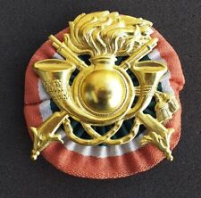 Italian Royal Army WW2 Bersaglieri metallic hat badge original