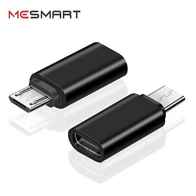 2 Pack USB 3.1 Type C Female to Micro USB Male Adapter Connector Converter USB-C - Image 1 of 4