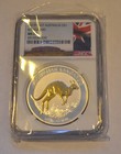 2017 P Australia Gilded Silver Kangaroo Ngc Ms 70 1 oz Coin w/Ogp gilt New Label