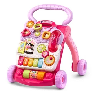 Sit-to-Stand Learning Walker Frustration Free Packaging Pink - Picture 1 of 9