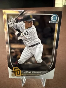 2025 Bowman Chrome #6 Manny Machado, San Diego Padres - Picture 1 of 2