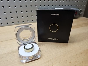 Samsung Galaxy Ring SM-Q508 Titanium Gold Smart Ring, Size 8 - Photo 1 sur 11
