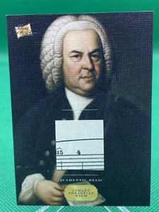 2023 Stücke der Vergangenheit # Leinwand - JSB Johann Sebastian Bach Noten Reliquie - Bild 1 von 7