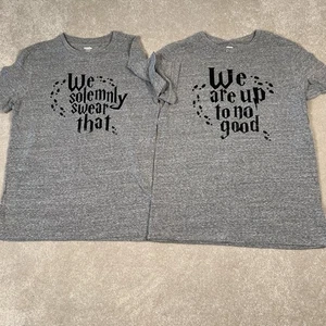 Harry Potter Paar T-Shirts feierlich schwören Plünderer Karte Old Navy Jugend XL 14/16 - Bild 1 von 6