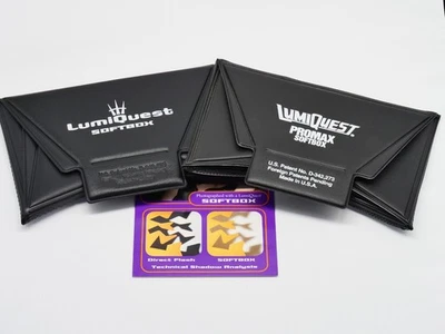 2x LumiQuest Pocket Bouncer ProMax & Softbox Flash Diffuser For Flash - Image 1 of 4