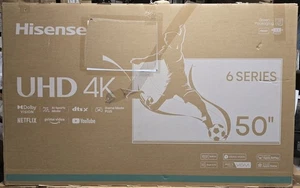 Hisense 50A6NTUK A6N 50" 4K UHD HDR Smart TV - Picture 1 of 1