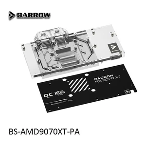 Barrow GPU Water Block For ASROCK AMD Radeon RX 9070 XT TAICHI - Picture 1 of 9