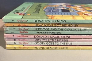 Vintage Walt Disney Mickeys Young Readers Library - 8 Books Set - Picture 1 of 9