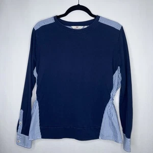 Top tejido de medios mixtos Vineyard Vines para mujer azul talla grande - Imagen 1 de 5