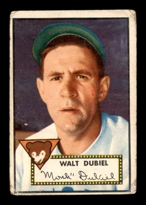 1952 Topps #164 Walt Dubiel   G/VG X2559465 - Image 1 of 2
