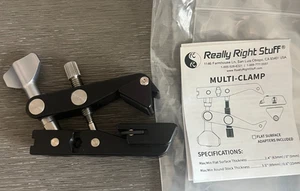 Really Right Stuff Multi-Clamp with Flat Surface Adapters #794 - Picture 1 of 6