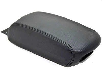 💎 2016-2018 Fiat 500X Black Center Console Leather Armrest Lid Storage OEM - Imagem 1 de 4