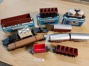 Konv. 22, Märklin versch. Güterwagen, 9 St. - Bild 1 von 18