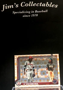 2025 Topps Holiday Sun Parrallel Think Fast! Cincinnati Reds / Washington - Picture 1 of 2