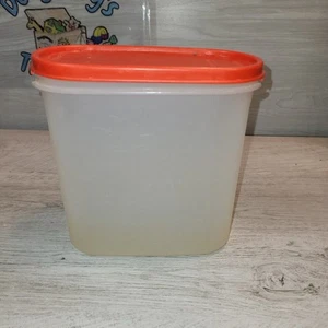 Tupperware 7.25 Cup Modular Mates 1613 Container 7" Red Lid 1313 - Picture 1 of 8